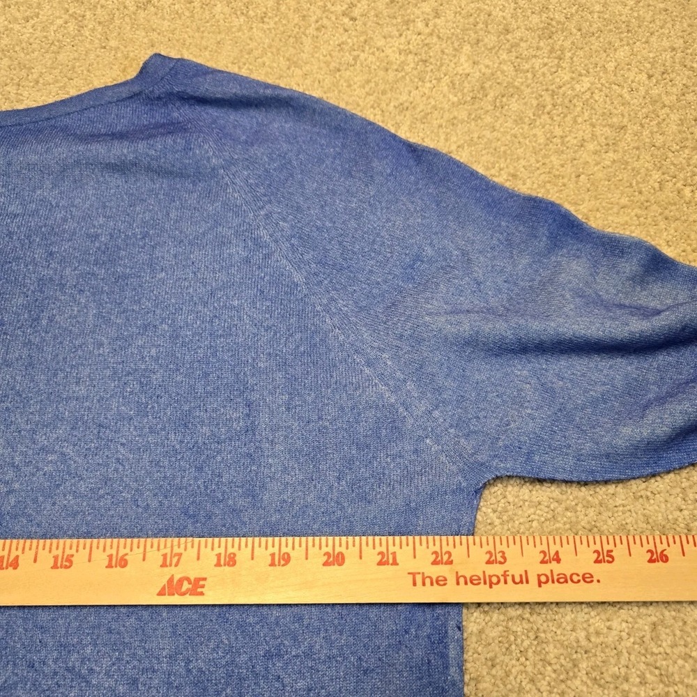 Gran Sasso Italy 100% Cashmere Twinset Cardigan & Sweater Blue Women's Size 46 - Picture 12 of 16